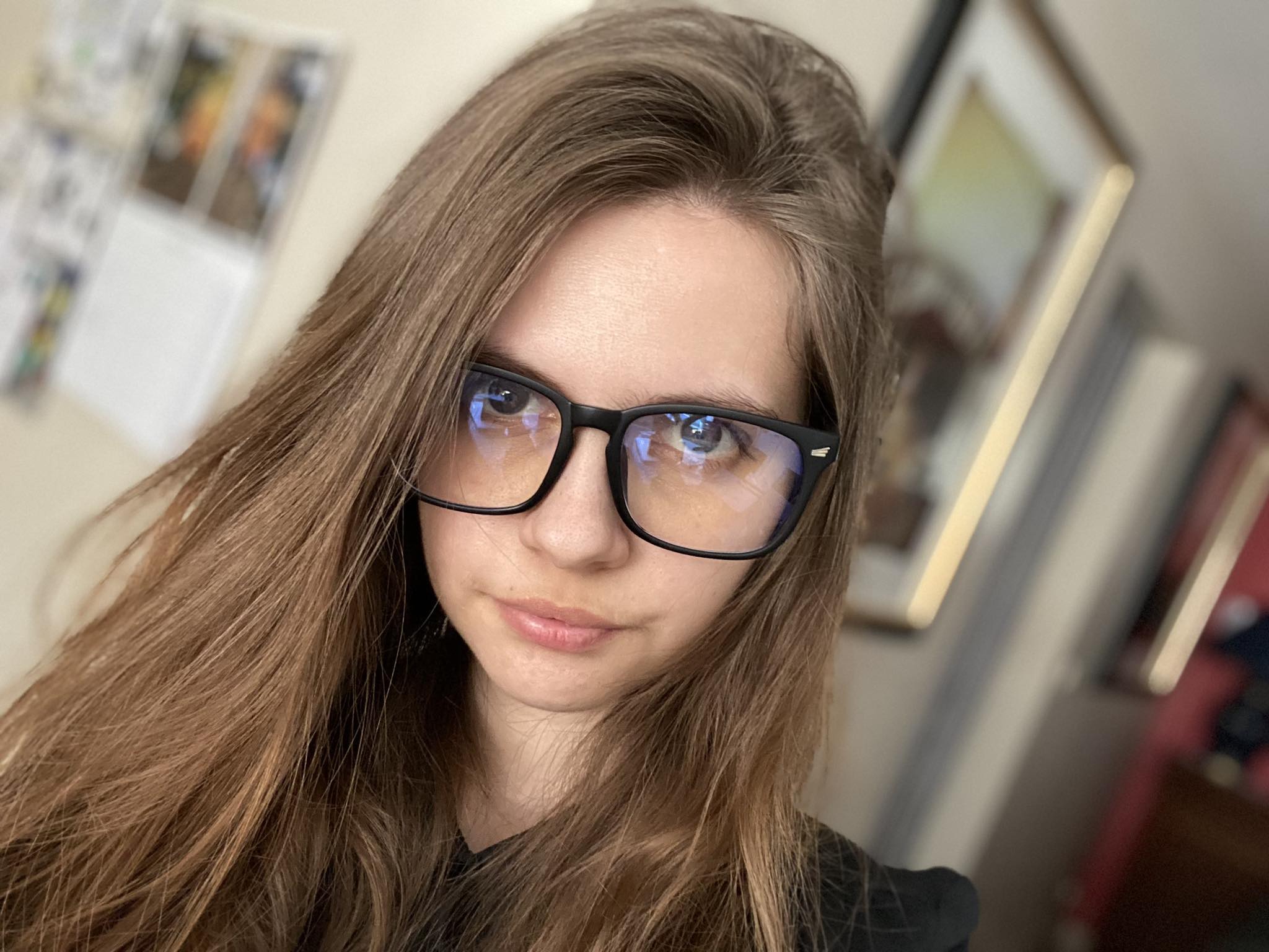een foto van mij met bril